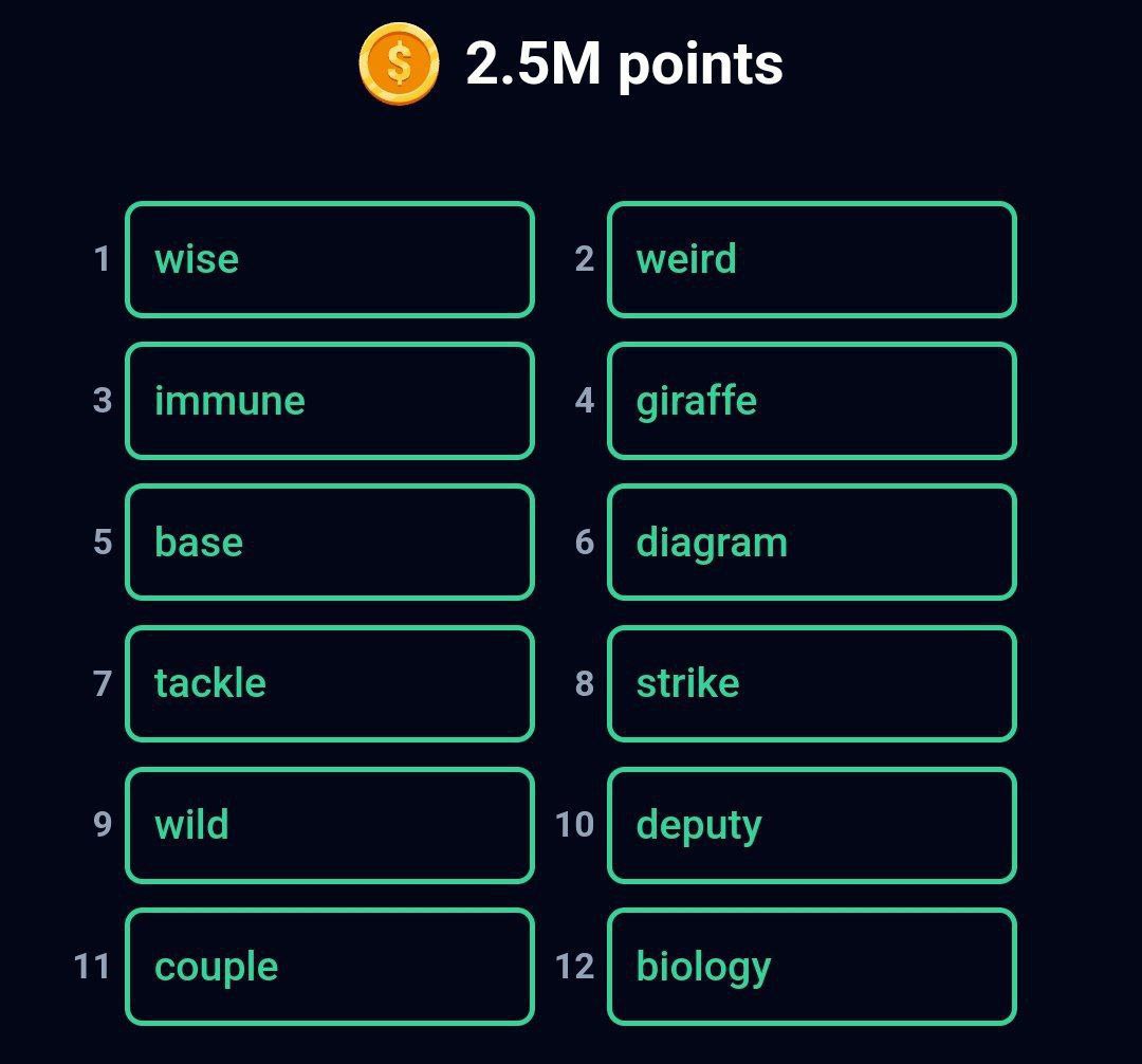 کد انیگما راکی رابیت امروز ۶ شهریور