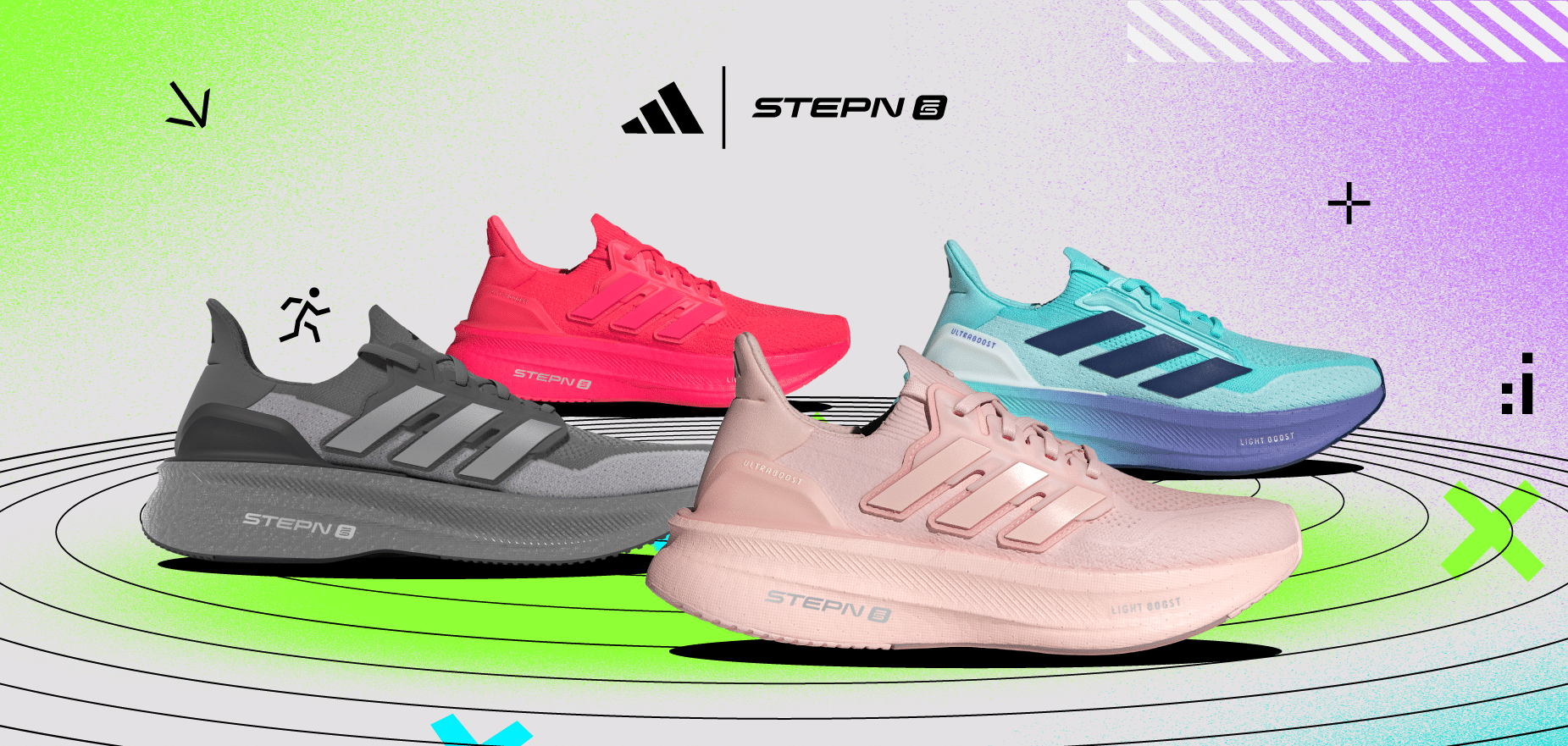 کفش‌های ورزشی STEPN GO x Adidas | منبع: STEPN GO