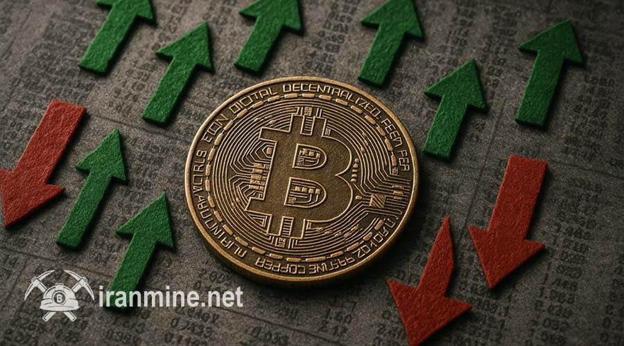 ۴ نشانه صعودی و ۲ هشدار نزولی برای بیت‌ کوین در آستانه رکوردشکنی! | ایران ماین
