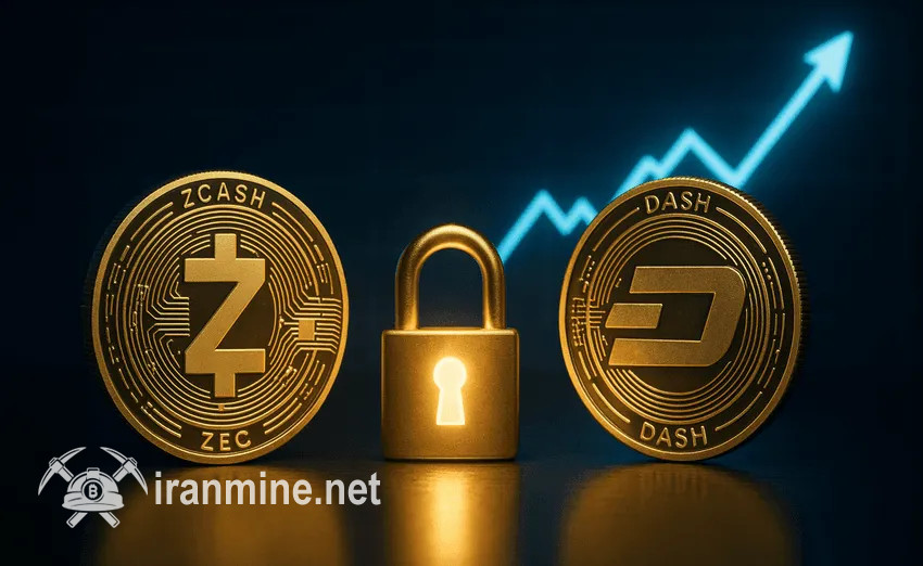 توسعه چشمگیر ارزهای دیجیتال حریم خصوصی در سال ۲۰۲۵ | ایران ماین