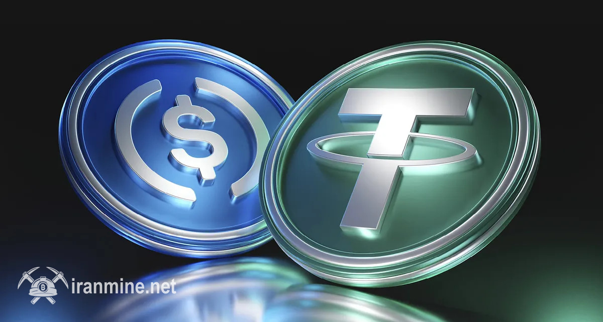 حجم جابجایی استیبل کوین‌ها در اتریوم به رکورد ۸ تریلیون دلار رسید | ایران ماین