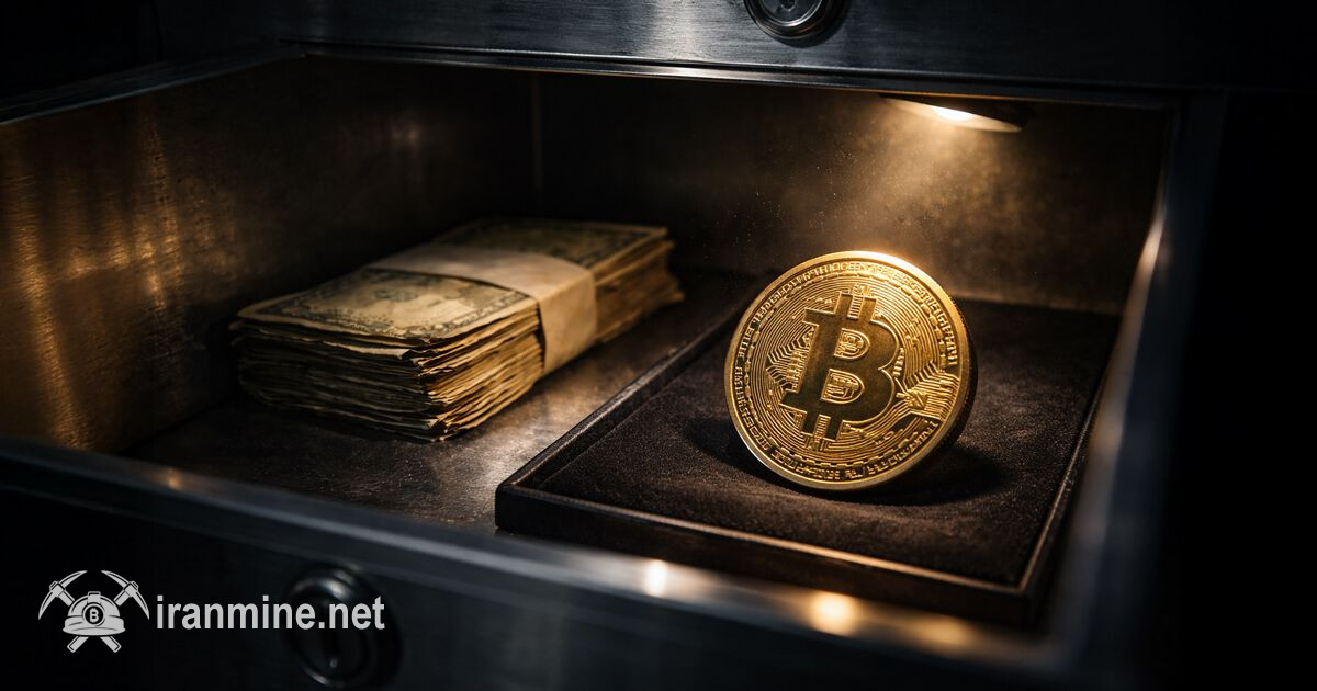 نزول نرخ خرید دلار در برابر توسعه بلندمدت بیت کوین؛ نوسان مرئی در برابر تورم نامرئی | ایران ماین