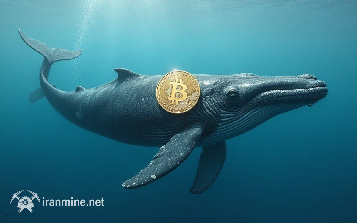 حجم فروش بر بیت کوین؛ جابجایی ۱۰,۰۰۰ واحد توسط نهنگ بزرگ به بایننس | ایران ماین