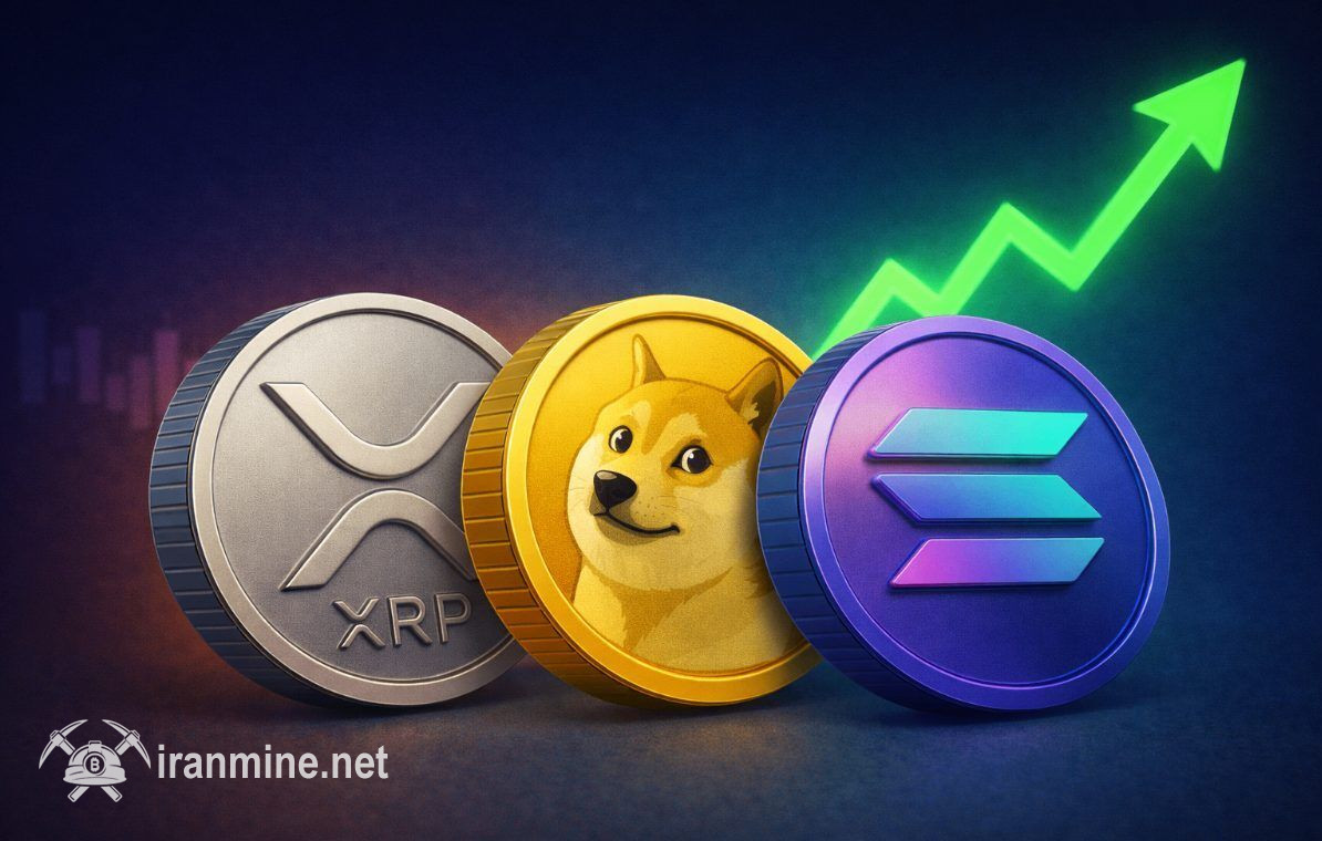 پیش‌بینی نرخ ارزهای دیجیتال؛ فرصت‌های توسعه ریپل، سولانا و دوج کوین در بازار فعلی | ایران ماین